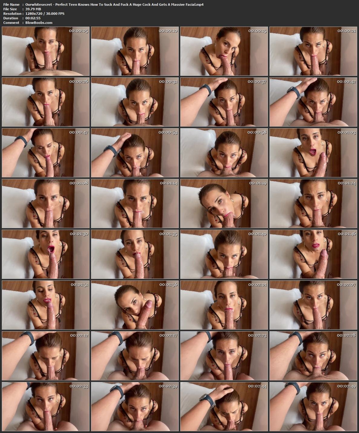 OurWhiteSecret - POV Blowjob Big Cock
