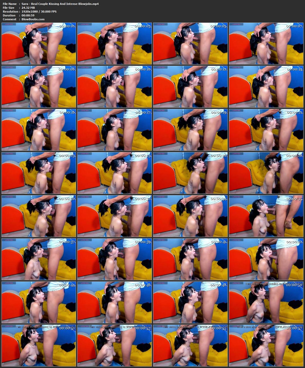 Sara - Fantastic Gagging Busty Girl